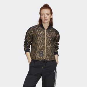 Adidas Premium SST Track Jacket Gold Black
